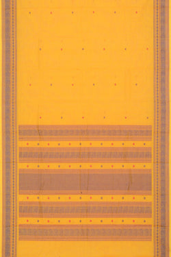 Collection of Kanchi Cotton Yellow Saree in a gallery layout