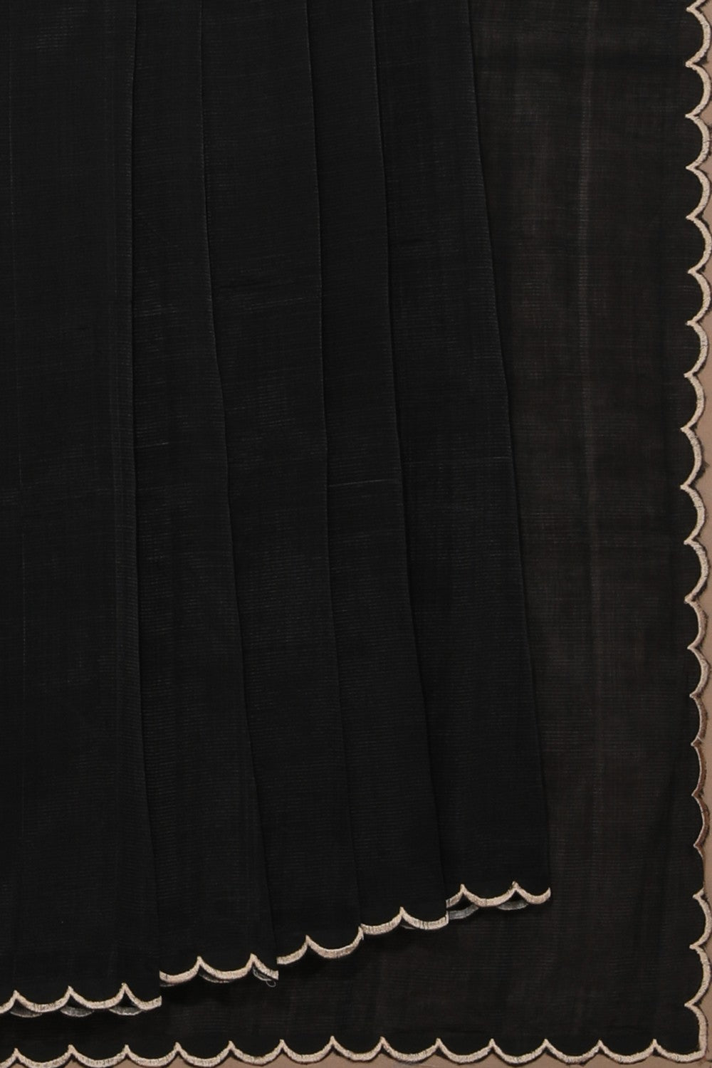 Collection of Mangalgiri Silk Black Saree in a gallery layout