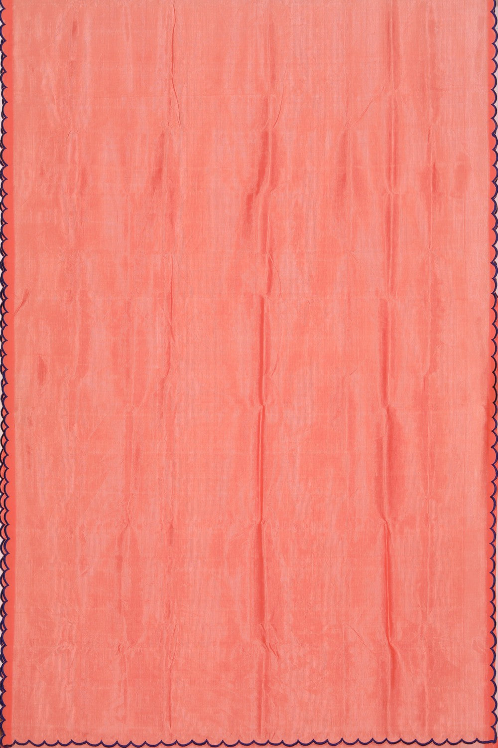 Collection of Mangalgiri Silk Peach Saree in a gallery layout