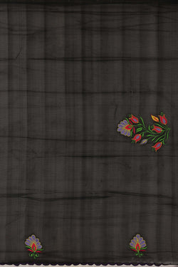 Image of Mangalgiri Silk Multi-Colour Saree