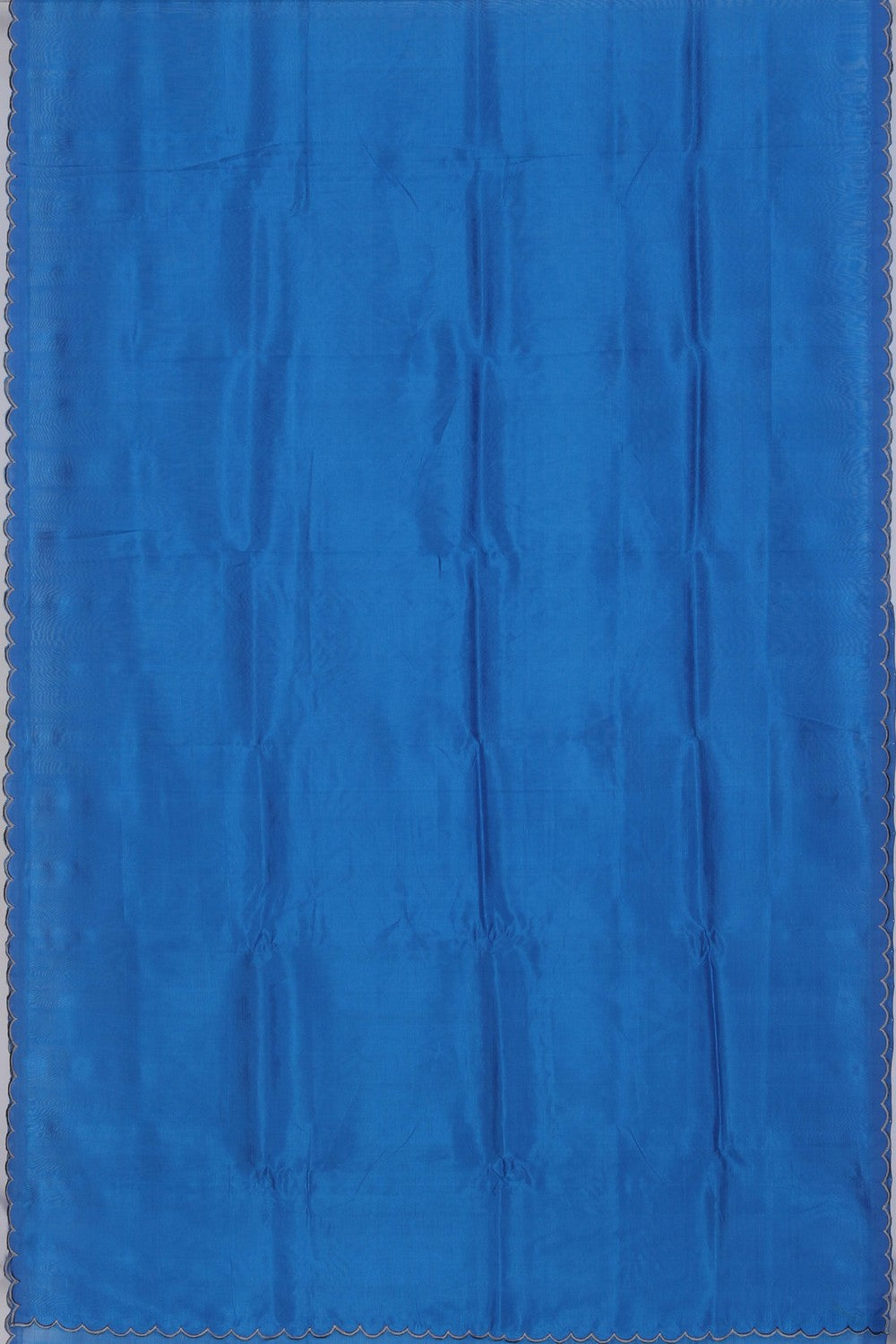 Image of Mangalgiri Silk Blue Saree