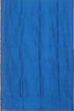 Image of Mangalgiri Silk Blue Saree