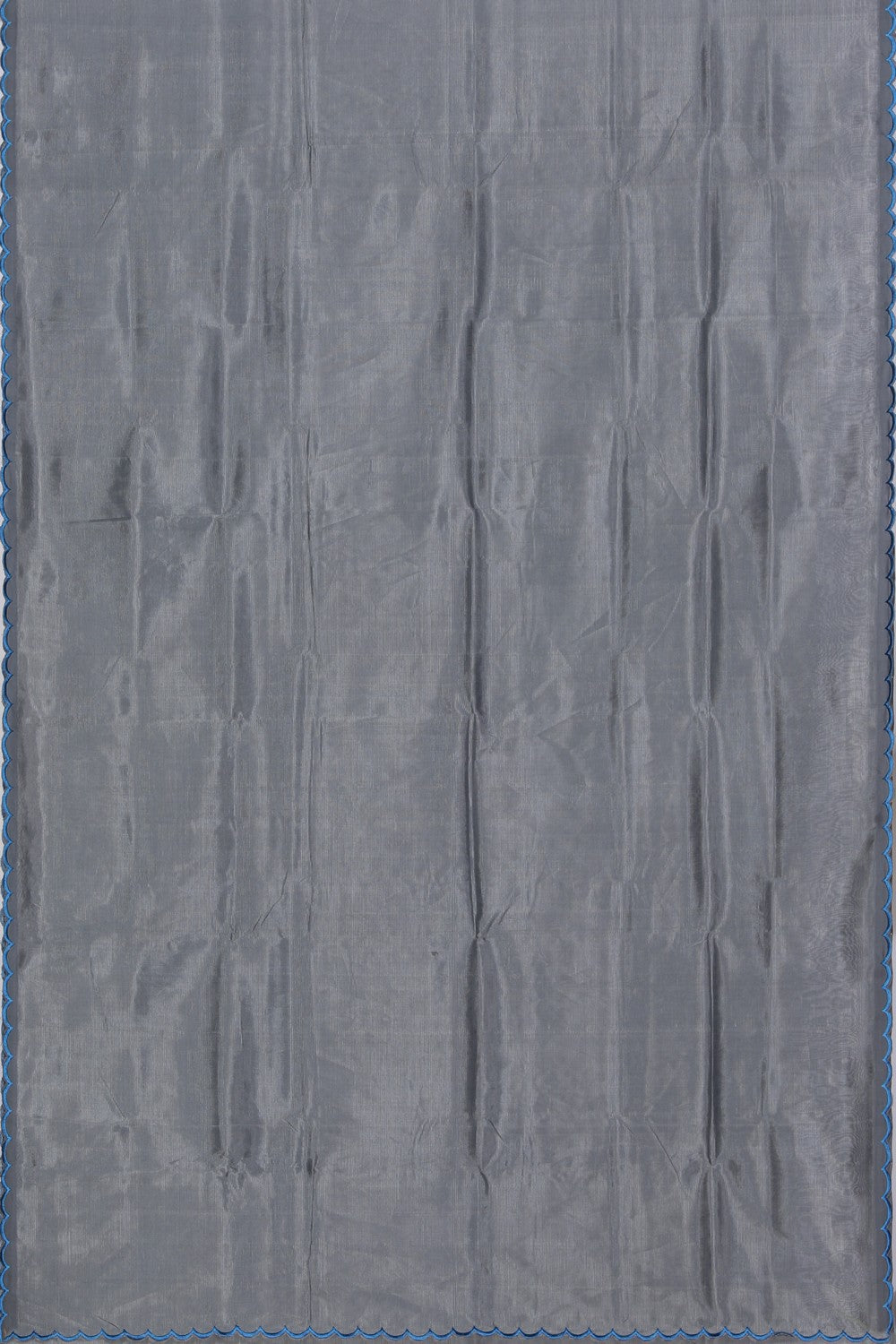 Collection of Mangalgiri Silk Grey Saree in a gallery layout