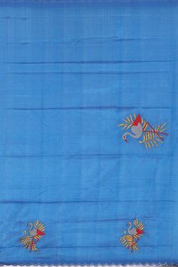 Collection of Mangalgiri Silk Grey Saree in a gallery layout