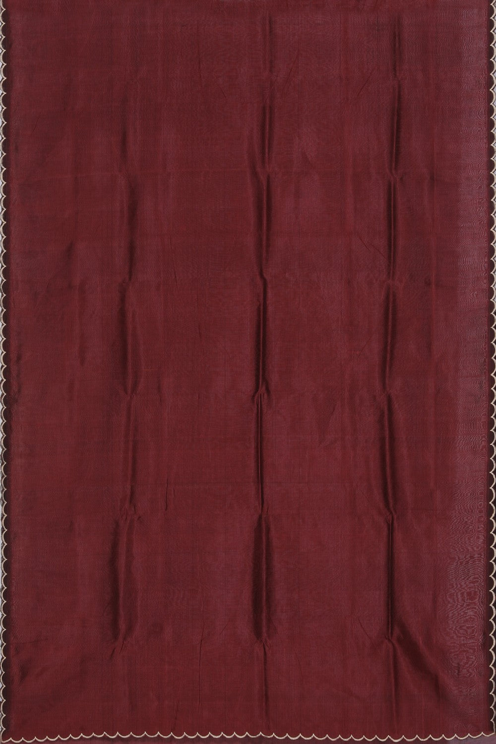 Mangalgiri Silk Maroon Saree