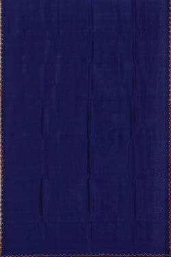 Image of Mangalgiri Silk Indigo Blue Saree