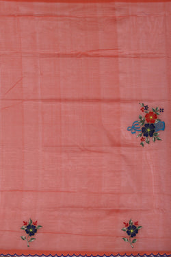 Image of Mangalgiri Silk Indigo Blue Saree