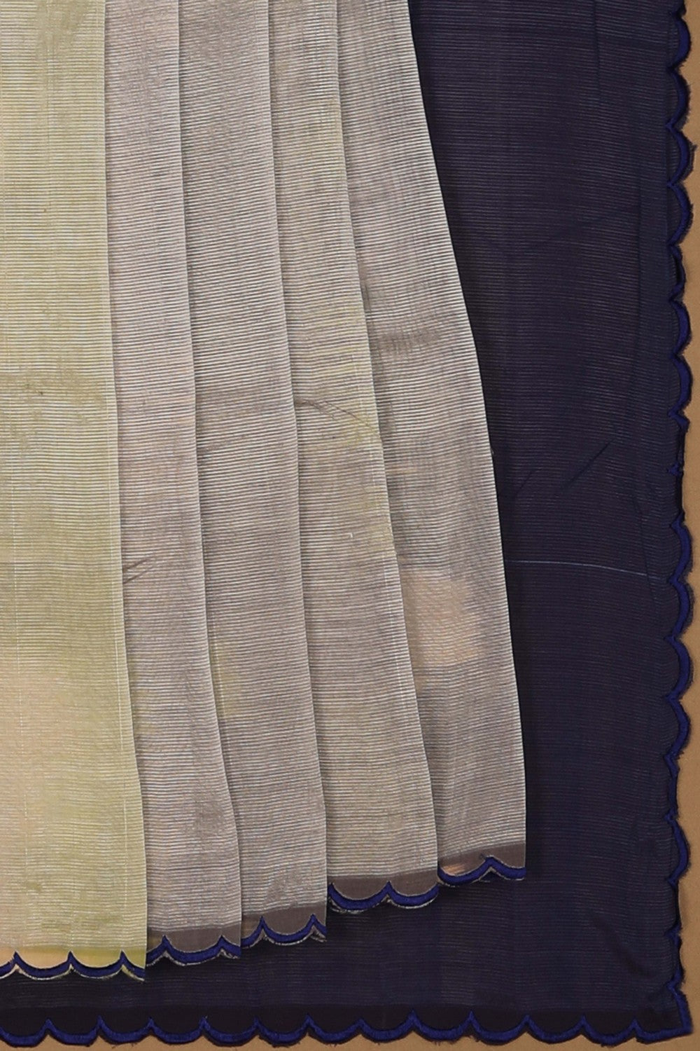 Image of Mangalgiri Silk Multi-Colour Saree