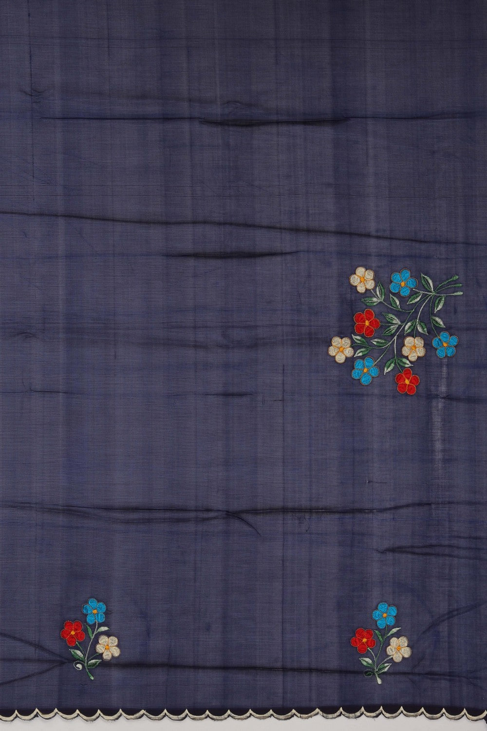 Image of Mangalgiri Silk Multi-Colour Saree