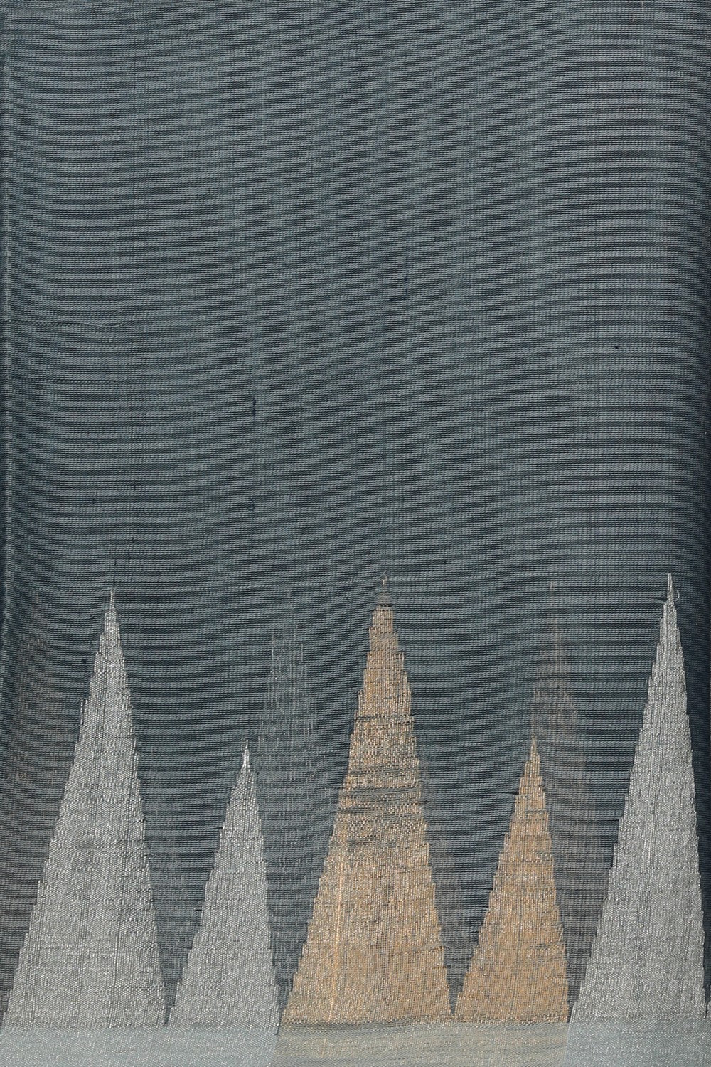 Collection of Upadda Cotton Smoky Grey Saree in a gallery layout