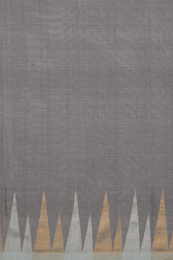 Collection of Upadda Cotton Smoky Grey Saree in a gallery layout