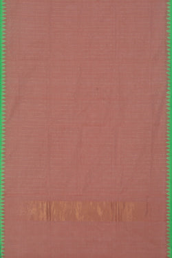 Collection of Upadda Cotton Peach Saree in a gallery layout