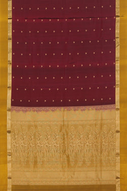 Collection of South Silk Plum-Pink Saree in a gallery layout