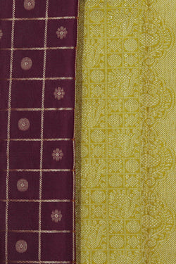 Image of South Silk Maroon Saree