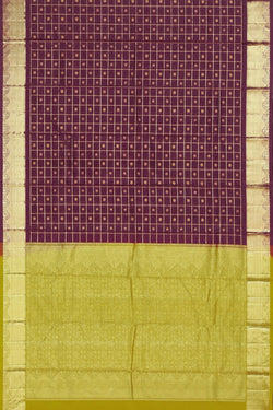 Image of South Silk Maroon Saree