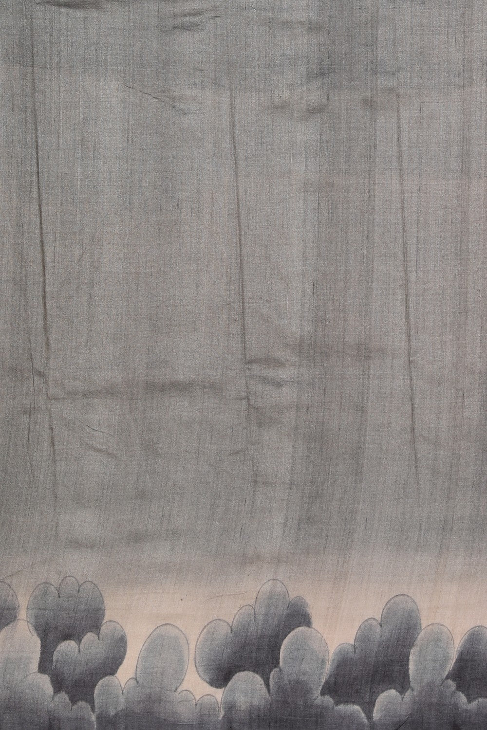 Image of Tussar Silk Hand-Painted Saree