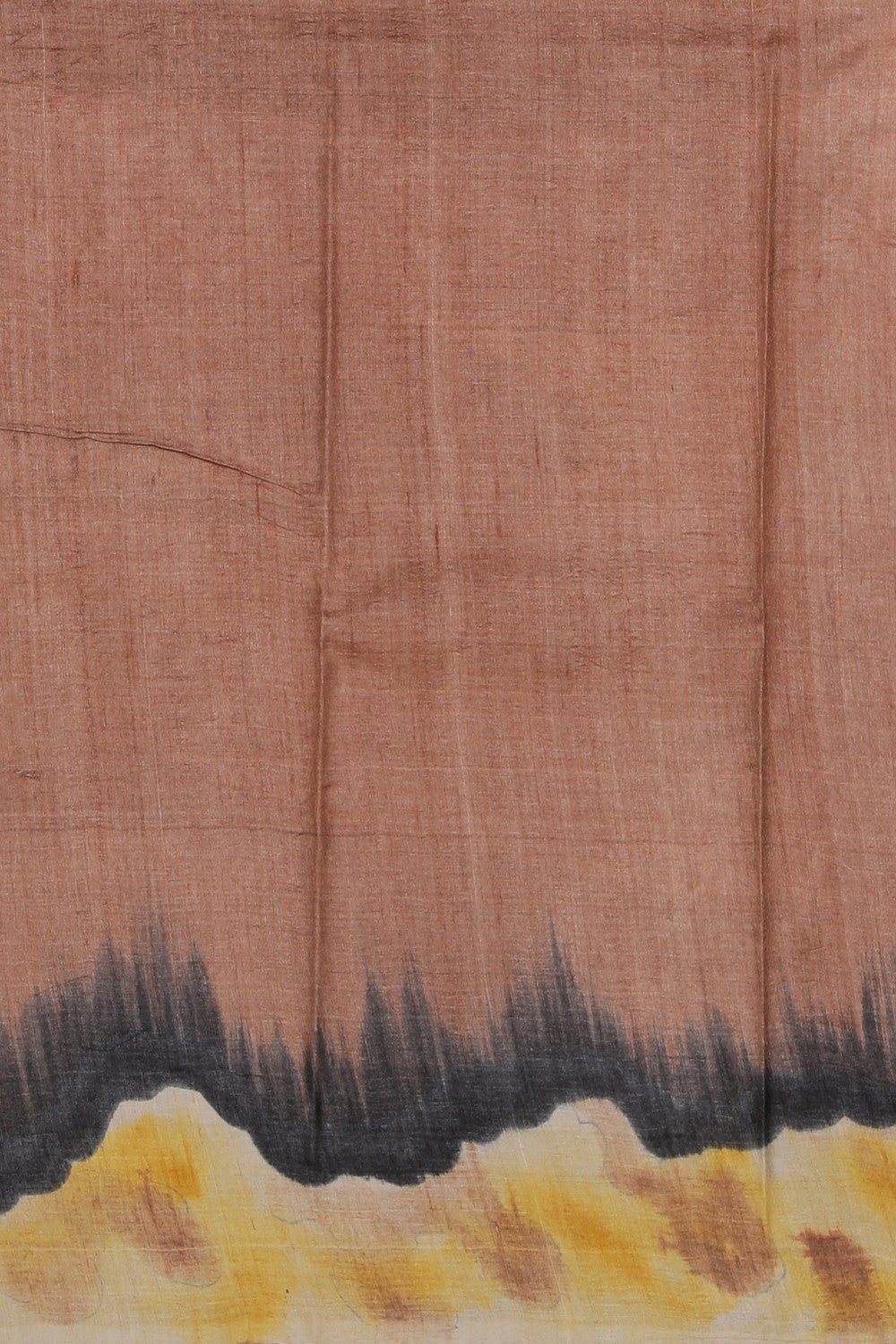 Image of Tussar Silk Hand-Painted Saree
