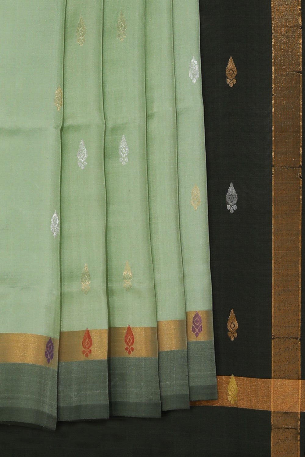 Uppada Silk Sea Green Saree