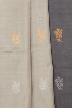 Image of Uppada Silk Beige Saree