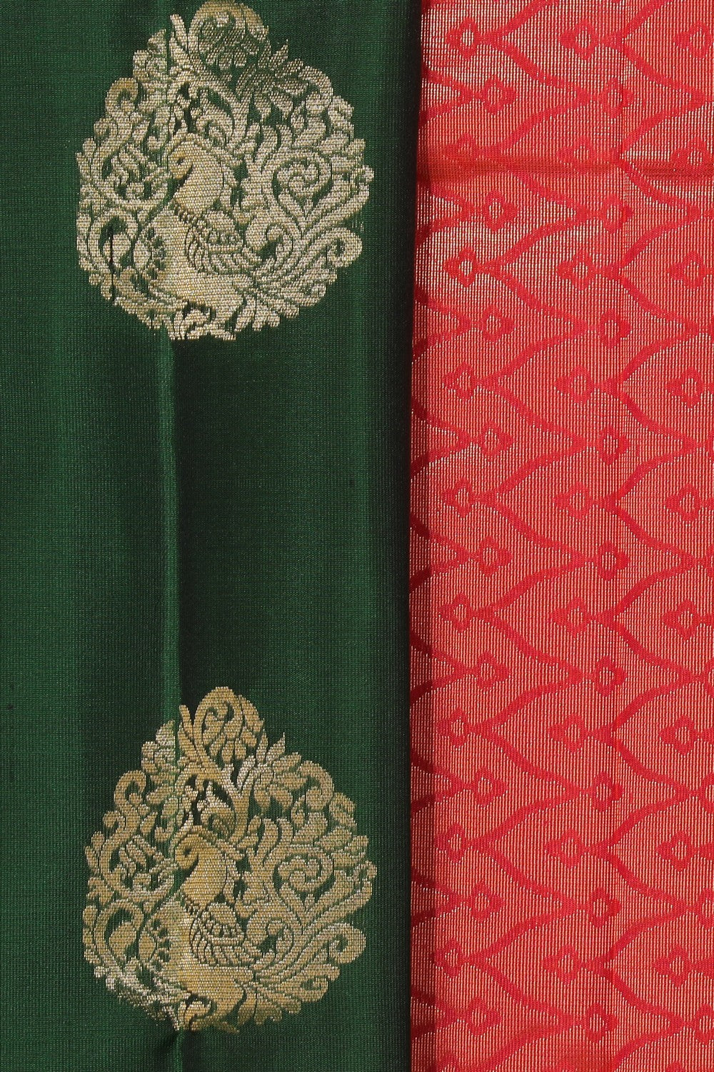 Collection of South Silk Green Saree in a gallery layout