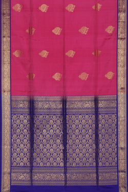 Collection of South Silk Pink Saree in a gallery layout