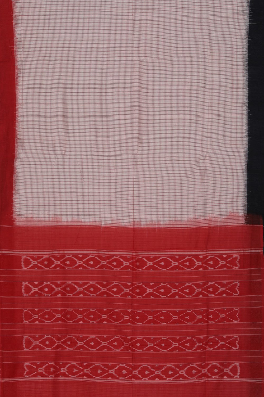 Pochampally Cotton Cream Saree