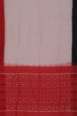 Image of Pochampally Cotton Cream Saree