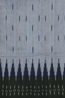 Image of Pochampally Cotton Grey Saree