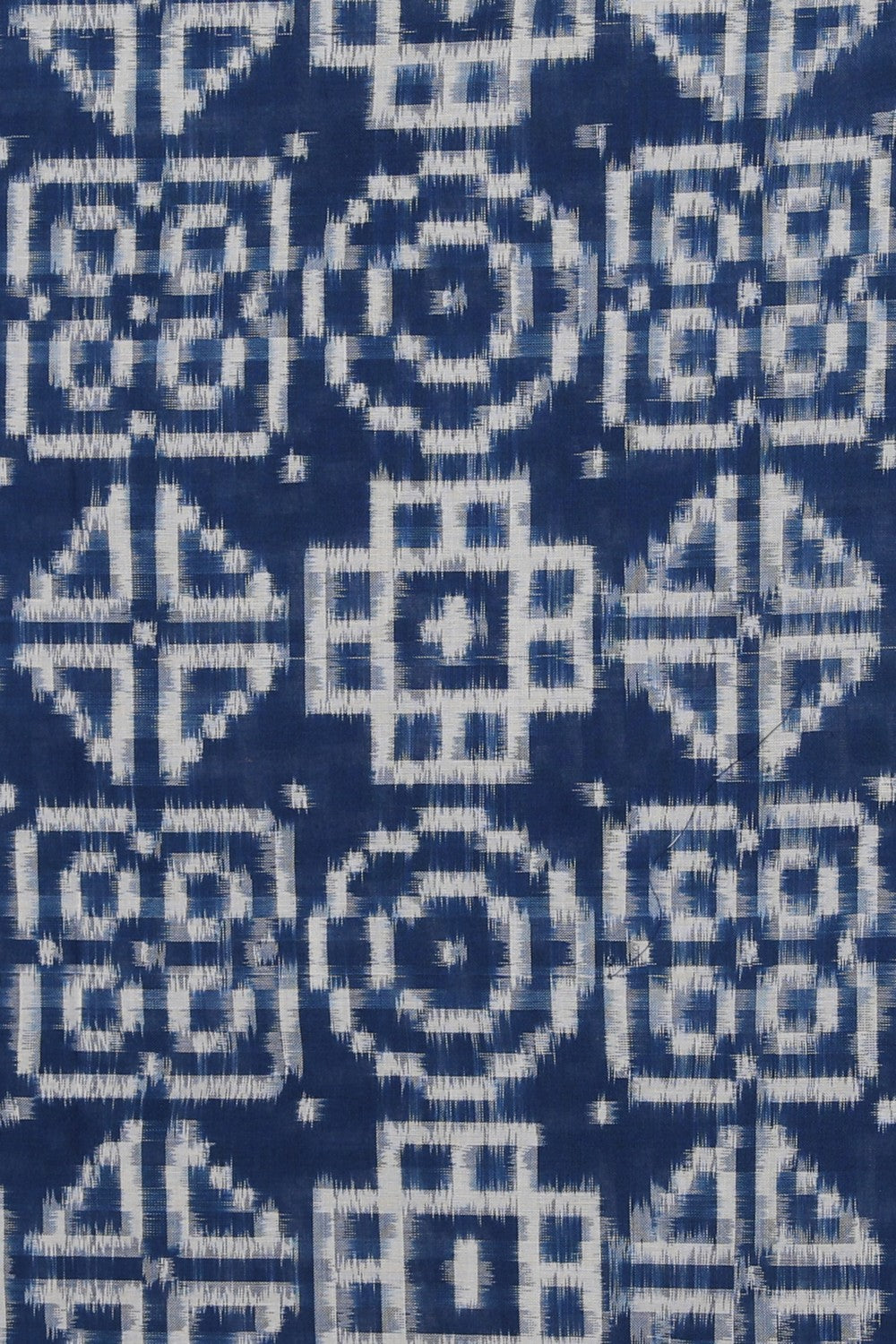 Collection of Pochampally Cotton Ikat Blue Saree in a gallery layout