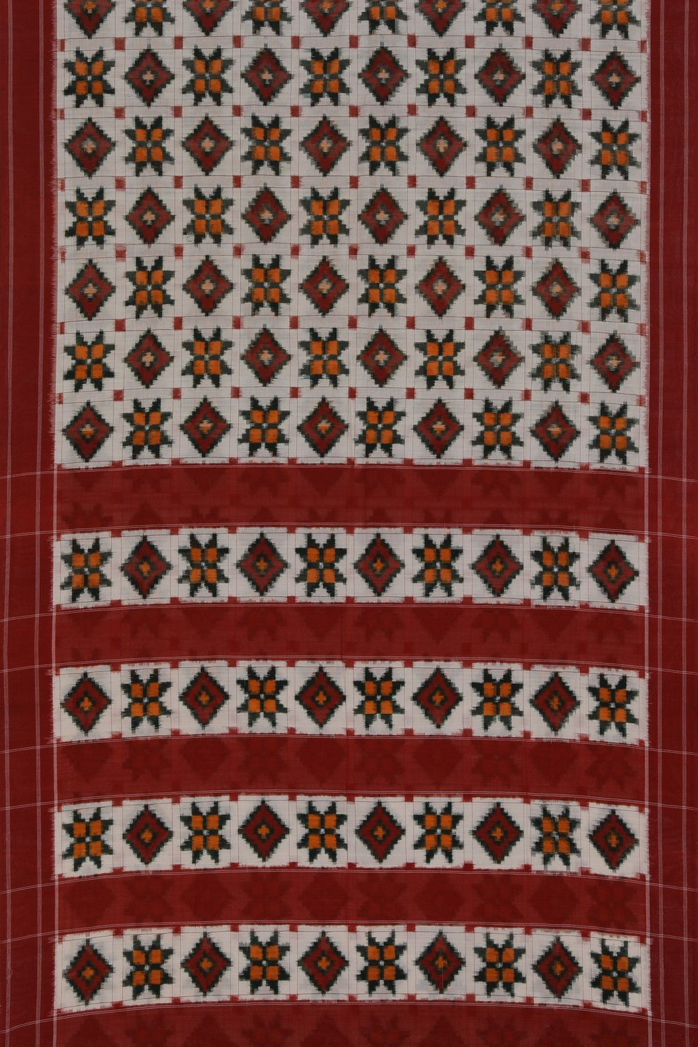 Collection of Pochampally Cotton Ikat Saree in a gallery layout