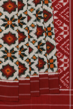 Collection of Pochampally Cotton Ikat Saree in a gallery layout