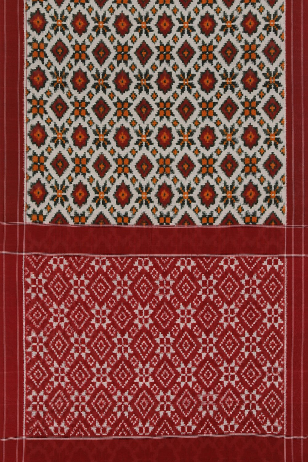 Collection of Pochampally Cotton Ikat Saree in a gallery layout