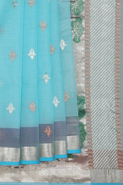 Collection of Kota Sea Green Saree in a gallery layout