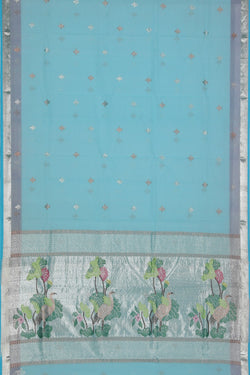 Collection of Kota Sea Green Saree in a gallery layout