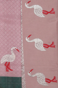 Collection of Kota Onion Pink Saree in a gallery layout