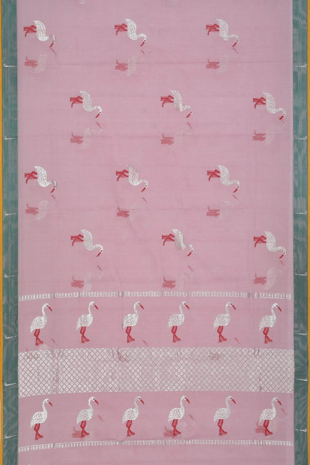 Collection of Kota Onion Pink Saree in a gallery layout