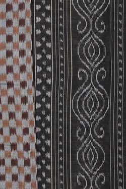 Collection of Sambalpuri Cotton Grey Saree in a gallery layout