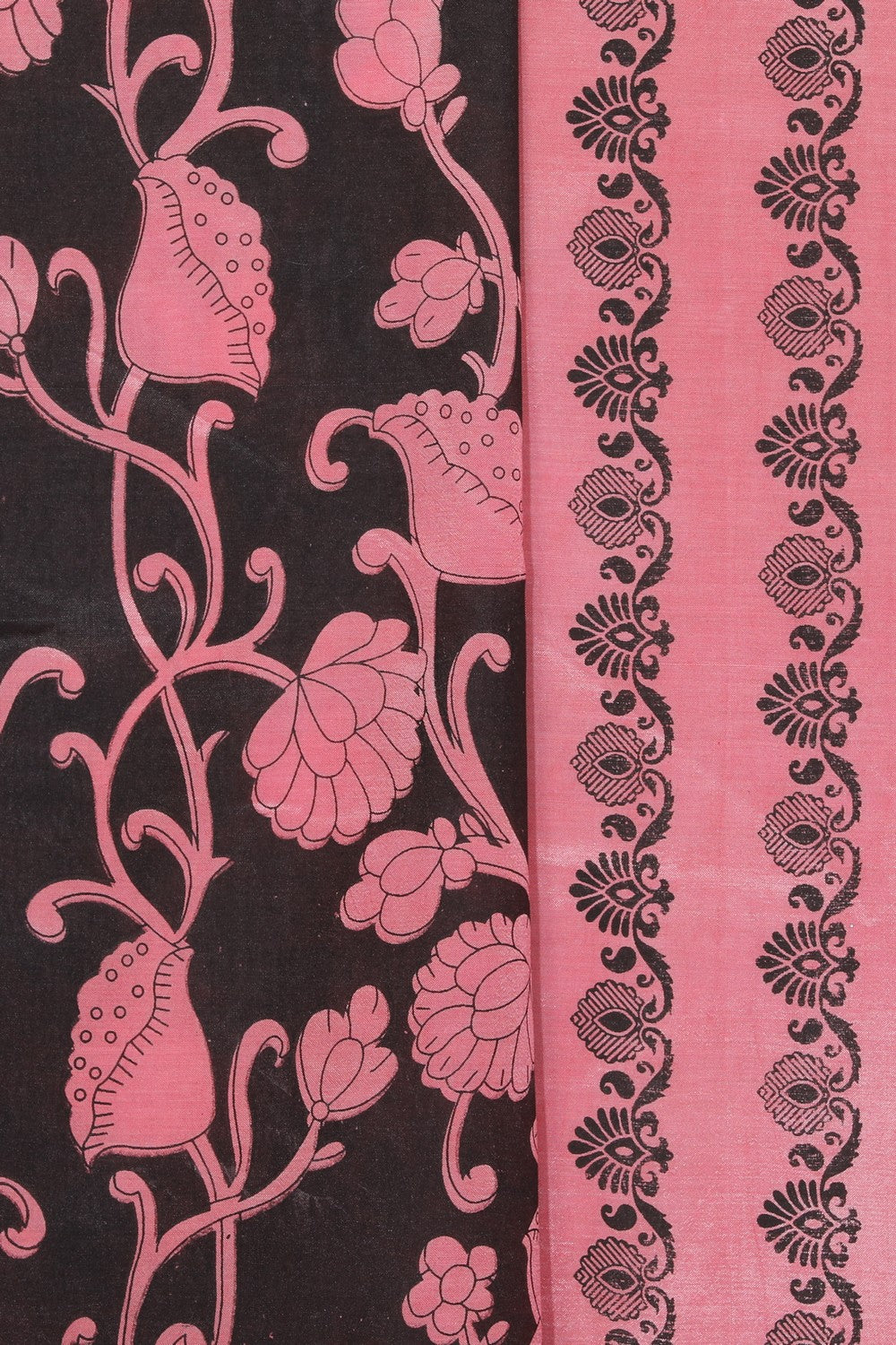 Kalamkari Style Printed Saree