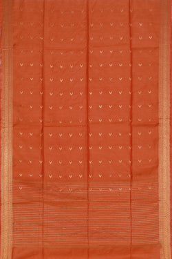 Image of Simple Yet Elegant Orange Saree