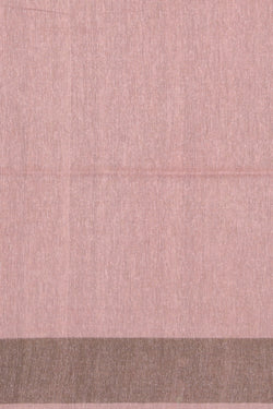 Collection of Bhagalpur Tussar Silk Onion-Pink Saree in a gallery layout