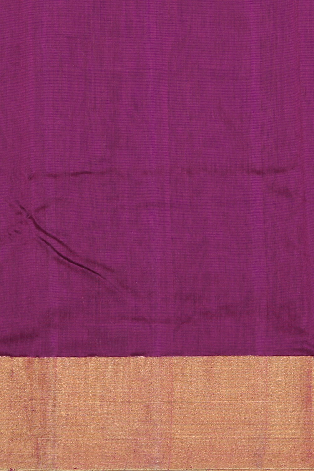 Chanderi Cotton Silk Violet Saree