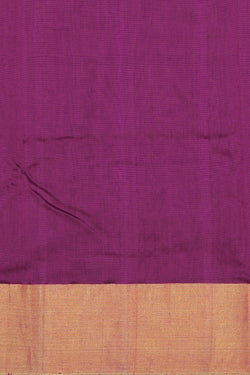 Image of Chanderi Cotton Silk Violet Saree