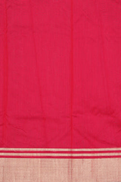 Image of Chanderi Cotton Silk Pink Saree