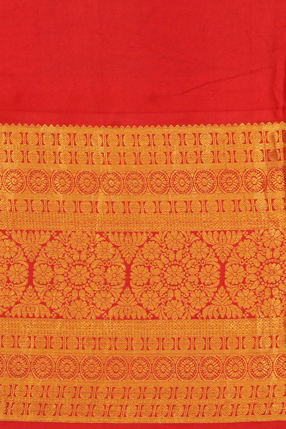 Kalamkari Hand-Painted Silk Saree