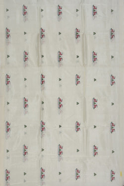 Image of Kasuti Embroidery Mangalgiri Silk Saree