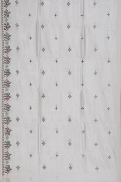 Image of Kasuti Embroidery Mangalgiri Silk Saree