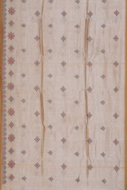 Image of Kasuti Embroidery Mangalgiri Silk Saree