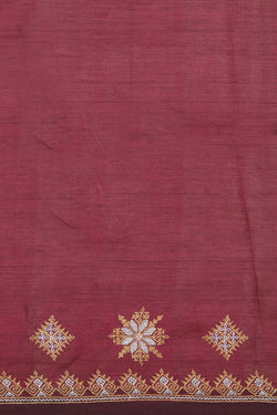 Image of Kasuti Embroidery Mangalgiri Silk Saree