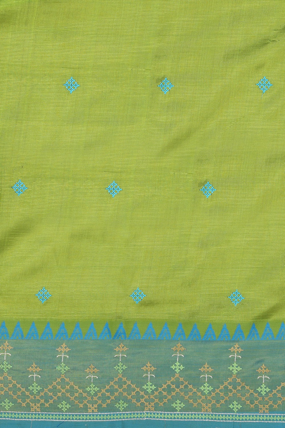 Kasuti Embroidery Mangalgiri Silk Saree