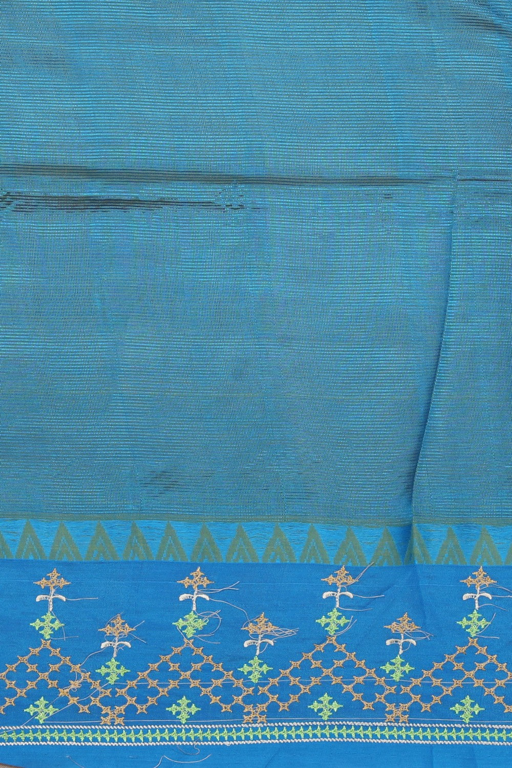 Kasuti Embroidery Mangalgiri Silk Saree